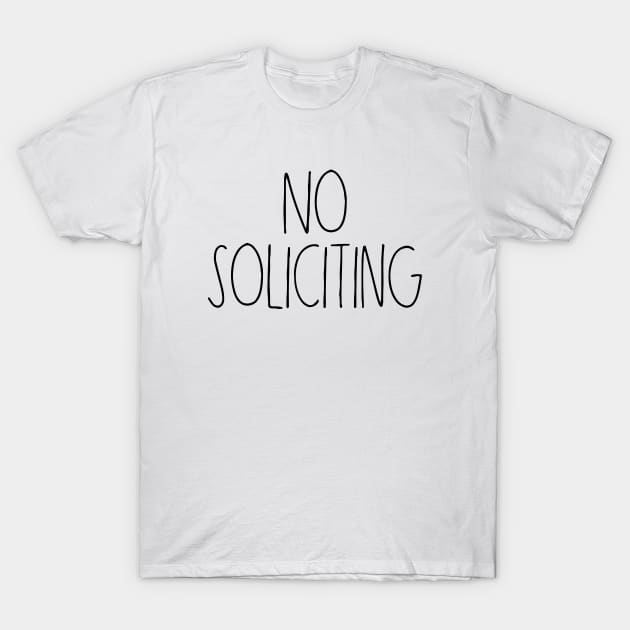 No soliciting T-Shirt by LemonBox